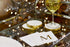 Mud Pie Foiled Coaster Set, White/Gold...
