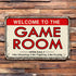 Video Game Room Accessories and Decor Retro Arcade Tin Signs Billiard Theater Powder Room Wall Decor Home Gaming Art Poster Gamer Decorations 8×12...