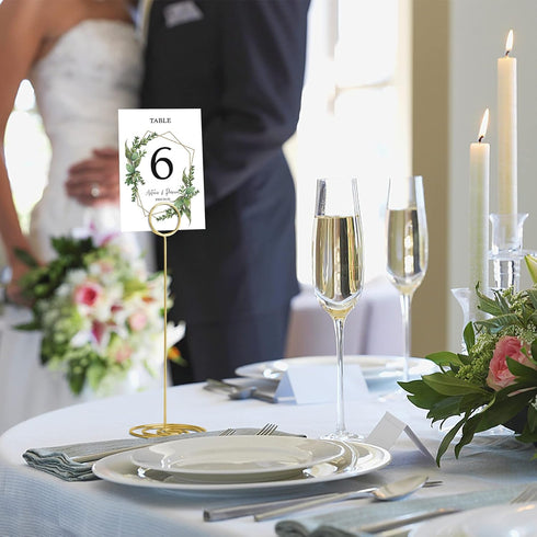 Table Number Holders 10Pcs - 8.75 inch Place Card Holder Tall Table Number Stands for Wedding Party Graduation Reception Restaurant Home Centerpie...