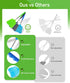 3 pcs Fly Swatter, Fly Swatter Plastic,Telescopic Fly Swatters, Large Bug Swatter That Work for Indoor and Outdoor. (Black Blue Green)...