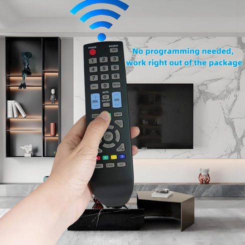 Replacement Remote Controller use for LN32D405E3D LN32D403E2DXZASP03 LN32D403E4D LN32D403E4DX LN32D405E3DXZA Samsung TVs...