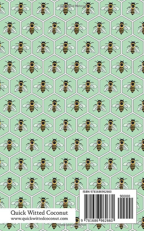 Honeybee Notebook - Ruled Pages - 5x8 - Premium: (Green Edition) Fun bee notebook 96 ruled/lined pages (5x8 inches / 12.7x20.3cm / Junior Legal Pa...