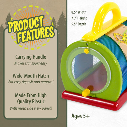 Toysmith: Outdoor Discovery Critter Case by Toysmith - Backyard Nature Exploration To Catch & Release Bugs & Insects to Study Up Close...