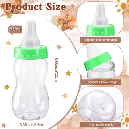 82 Pcs Baby Shower Games Guess How Many Bears Include 1 Guessing Game Box 1 Large Baby Bottle 60 Guessing Cards 20 Pencils for Baby Shower Favors ...