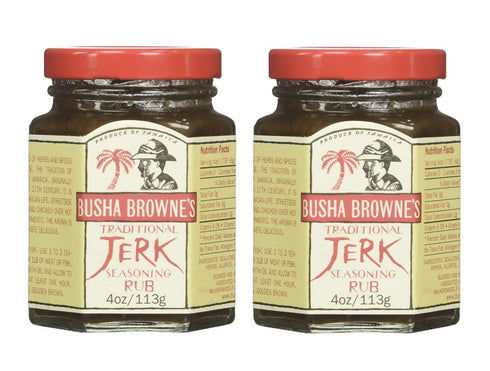 Busha Browne Jerk Seasoning Rub, 4 oz (Pack of 2)...