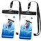 MoKo Waterproof Phone Pouch 2Pack, Underwater Phone Case Dry Bag with Lanyard Compatible with iPhone 14 13 12 11 Pro Max X/Xr/Xs Max/SE 3, Samsung...