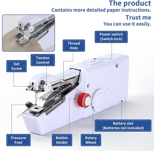 Handheld Sewing Machine,Mini Sewing Machine Handheld,Portable Sewing Machine Handheld,Sewing Machines Clearance Prime,Portable Sewing Machine Hand...