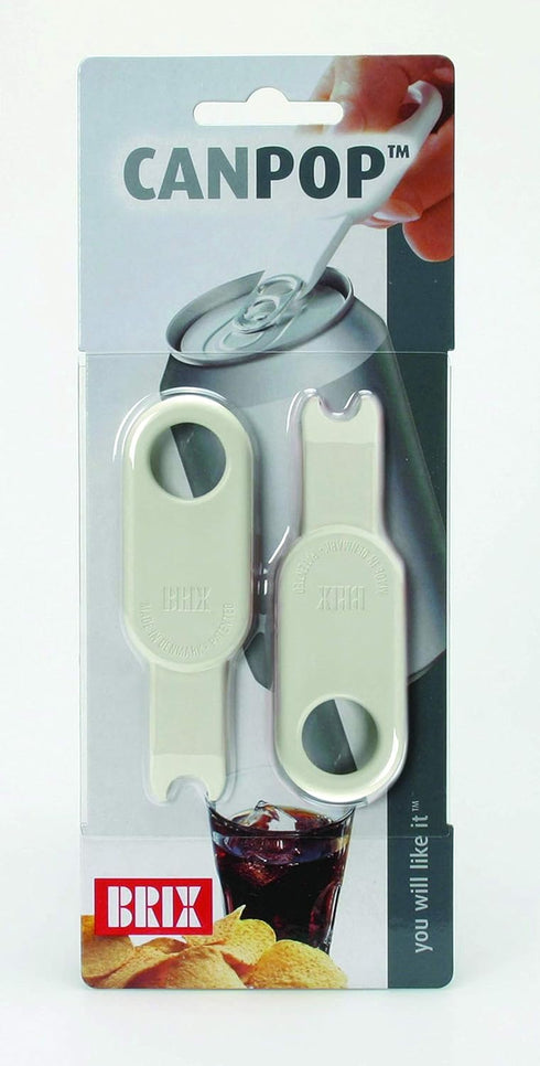 Brix CanPop Beverage Can Opener, Set of 2...