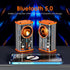 Transparent Wireless Bluetooth Speaker Portable Mini Speaker with LED Colorful Lights Stereo Sound TWS Small Speakers for Office, Party Camping, S...