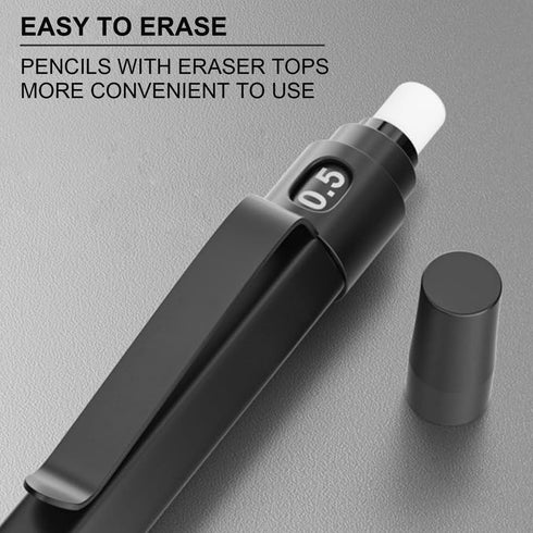 Xmusk Mechanical Pencil with A5 Sketch Book Set 0.5mm & 0.7mm Pencil 50 Sheets 120gsm Top Spiral Bound Acid Free Art Sketchbook Drawing Pad for Pa...