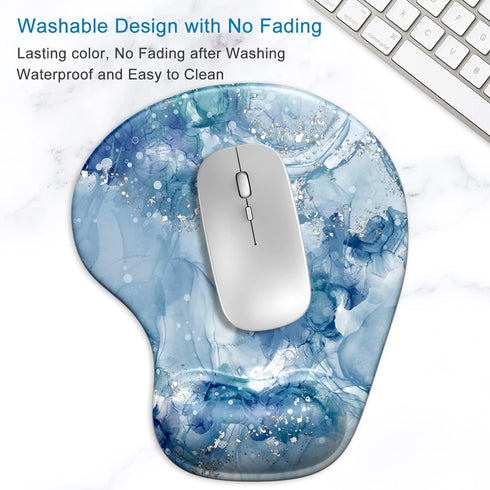 ITNRSIIET Mouse Pad, Mouse Pad Wrist Support Mousepad with Wrist Rest, Mouse Pads for Wireless Mouse Ergonomic Cute Desk Decor Desk Accessories, N...
