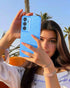 Samsung Galaxy S24 Case for Women, Cute Neon Bright Color, Glitter Bling Thin Slim Shockproof Silicone Sparkly Case, Soft TPU Phone Case for Women...