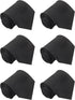Mens 3.75 inch Width Solid Color Tie Polyester Classic Formal Party Suit Silk Necktie Pack of 6 PCS...