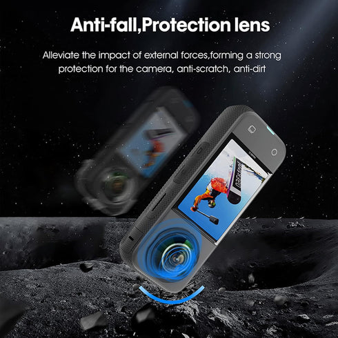 LICHIFIT Panoramic Lens Protector Cover Adhesive Lens Cap for Insta360 X3 Camera Sticky Lens Guards Accessories...