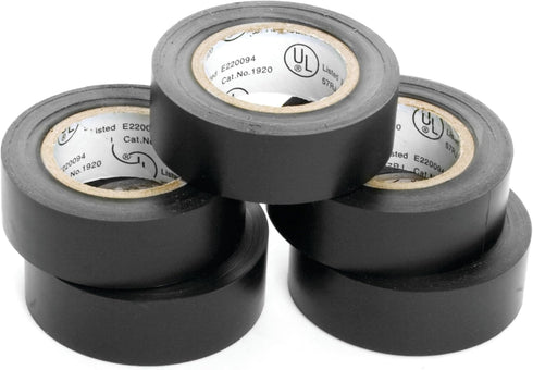 Performance Tool W548 5pk Black Electrical Tape...