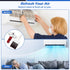 Fin Straightening Tool, Air Conditioner Cleaning Kit Including 1 Air Conditioner Fin Comb Straightener and 1 Condenser Coil Whisk Brush...