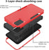 TJS Compatible with Samsung Galaxy A52 Case, Galaxy A52S Case, with Tempered Glass Screen Protector, Heavy Duty Rugged Shockproof Full Body Protec...