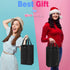 Vina 4 Bottle Wine Carrier - Travel Insulated Wine Carrying Case Cooler Tote Bag with Detachable Divider and Strong Handle, Great for Picnic, Beac...