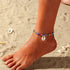 O Jeweky Beach Beads Anklets Multi-colored Shell Ankle Bracelets Chain Foot Jewelry for Women...