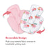 Minne Baby Infant Insert - Compatible with 4Moms RockaRoo and MamaRoo - Breathable Cool Mesh Fabric - Plush Soft Newborn Insert with Head and Body...
