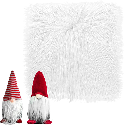 Sibba Fur Faux Locker Fabric Rug Polyester Yard Pre Cut Artificial Craft Costume Double Side Square Crafting Strips Liners Set Plush Precut Fluffy...