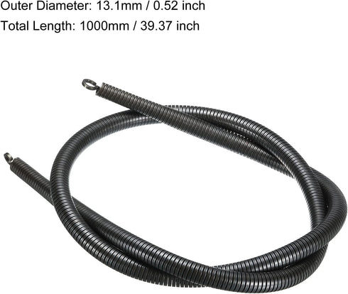 PATIKIL 12.3mm OD A Type Spring Tube Bender 1000mm Long for 16mm 3/8" PVC Pipe in Home Renovations and Electrician Wiring...