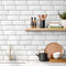 Livebor Backsplash Peel and Stick Wallpaper Tile Contact Paper 11.8inch x 78.7inch Kitchen Backsplash Wallpaper Countertops Waterproof Wallpaper S...