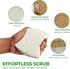 Biodegradable Natural Kitchen Sponge - Compostable Cellulose and Coconut Walnut Scrubber Sponge - Pack of 12 Eco Friendly Sponges for Dishes - Han...