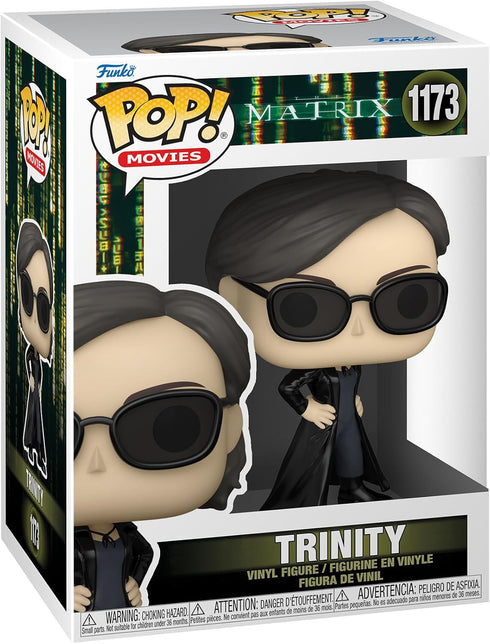 Funko POP Movies: The Matrix Resurrections - Trinity, Multicolor, 4 inches, (59254)...