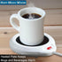 Home-X Mug Warmer, Desktop Heated Coffee & Tea - Candle & Wax Warmer (White)...