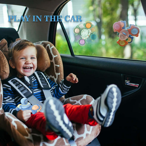 3PCS Suction Cup Spinner Toy for Baby, Baby Toys, Fidget Toys, Bath Toys, 2 Year Old Toys for Boy Girl, Easter Gift , Toys for 2 3 Year Old Boys G...