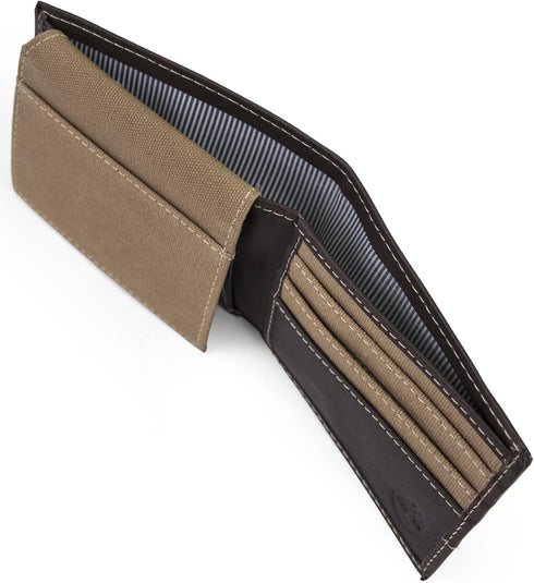 Timberland Men's Baseline Canvas Passcase, Khaki, One Size...