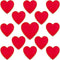 14pcs Valentine's Day Love Heart Brooch Pin Heart Love Enamel Pin Red Heart Enamel Pin Heart Enamel Lapel Pin Red Heart Brooch Pins for Women Cost...