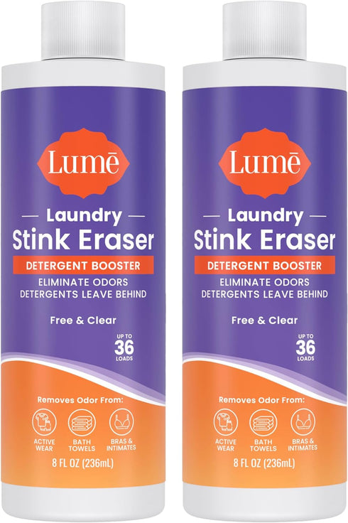 Lume Laundry Stink Eraser - Detergent Booster & Sink Soak - Eliminates Body Odor In Clothes - Odor Blasting Enzyme Blend - Makes Your Detergent Wo...