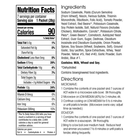 WonderSlim Protein Soup, Minestrone Soup, 90 Calories, 12g Protein, Low Sugar (7ct)...