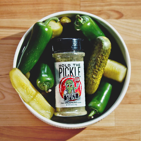 Hold The Pickle Spicy Dill Pickle Seasoning - Great Popcorn Seasoning, Dill Pickles Seasoning for Cooking, Spicy Pickles Seasoning - Vegan, Non-GM...