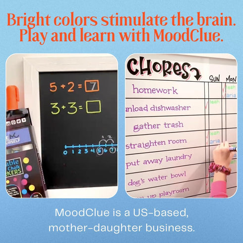 Liquid chalk markers erasable. 6 neon dry & wet erase marker pens for windows, mirrors, whiteboards, chalkboards, glass boards, auto windshields. ...
