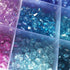 INSPIRELLE 2400 Pieces 6mm Bicone Beads 30 Colors Faceted Acrylic Beads Plastic Spacers Beads for Jewelry Making and Crafting...