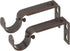 Ivilon Adjustable Brackets for Curtain Rods - for 1 or 1 1/8 Inch Rods. Set of 2 - Oil Rubbed Bronze...