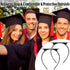 Graduation Cap Headband Secures Your Graduation Cap Grad Cap Band with Adhesive Strip Secures Graduation Cap...
