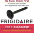 Frigidaire 316433300 Handle Screw, 1 Count (Pack of 1)