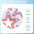 25pcs Adhesive Patch for Libre 2/3, Waterproof CGM Sensor Covers Star Independence Day Blood Sugar Monitor Adhesive Patch American Flag Sensor Sti...