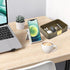 Leather Jewelry Tray Desktop Storage,Luxury Perfume Tray Nightstand Organizer Entryway Decorative Tray,for Jewelry Watch Cosmetics Keys Phone Wall...