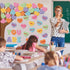 61Pcs Valentine's Day Classroom Bulletin Board Set Classroom Decoration Conversation Candy Heart Tree Cutout with Glue Points for School Wall Door...