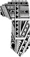 Men's Classic Polynesian Ethnic Style Sleeve Tattoo Jacquard Woven Silk Tie Formal Party Suit Necktie...