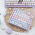 3Pcs Minimalist Keyboard Keycaps Container, ABS Clear Keycaps Case, Purple Keycap Storage Box Waterproof Dustproof Keycaps Container for Cherry/MO...
