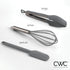 COOK WITH COLOR Silicone Cooking Utensils, 3 Pc Kitchen Utensil Set, Easy to Clean Silicone Kitchen Utensils, Cooking Utensils for Nonstick Cookwa...