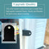 Outdoor Resin Shed Hasp Latch, Bolt Latch, Replacement for The Rubbermaid Outdoor Resin Shed Hasp Latch, Black Solid Core Plastic 1 Pcs...