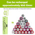 Ni-MH AA Rechargeable Batteries, Double A High Capacity 1.2V Pre-Charged for Garden Landscaping Outdoor Solar Lights, String Lights, Pathway Light...