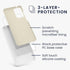 kwmobile Case Compatible with Samsung Galaxy A52 / A52 5G / A52s 5G Case - TPU Silicone Phone Cover with Soft Finish - White Matte...